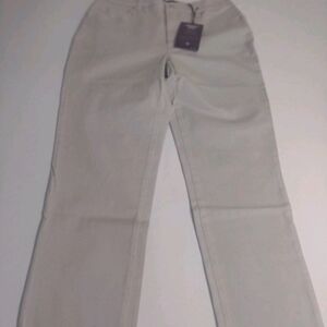 Gloria Vanderbilt Size 10 Women's Chinos in Light Beige Amanda Classic Stretch